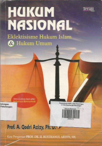 Hukum Nasional Elektisisme Hukum Islam dan Hukum Umum