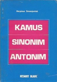 Kamus Sinonim Antonim