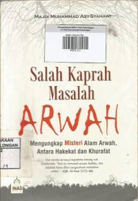 Salah Kaprah Masalah Arwah