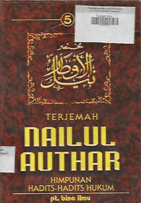 Terjemah Nailul Authar ; Himpunan Hadist-Hadits Hukum Jilid 5