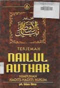 Terjemah Nailul Authar ; Himpunan Hadits-Hadits Hukum Jilid 6