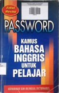 Password ; Kamus Bahasa Inggris untuk Pelajar