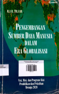 Pengembangan Sumber Daya Manusia dalam Era Globalisasi