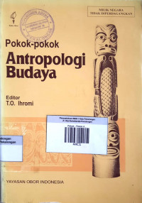 Pokok - Pokok Antropologi Budaya