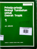 Prinsip - prinsip Biologi Tumbuhan untuk Daerah Tropik 1